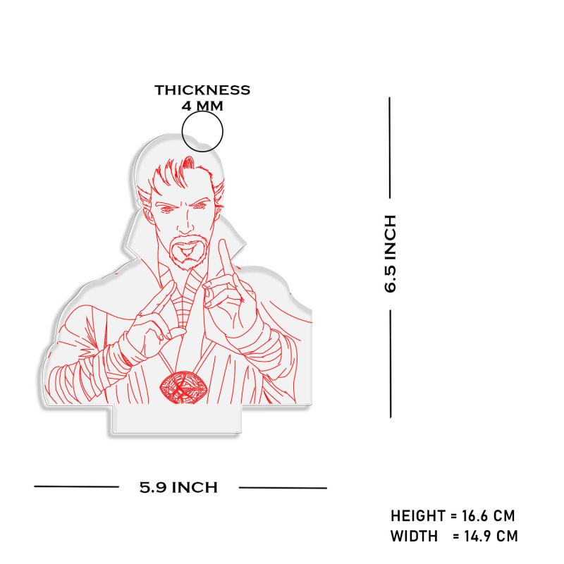 3D Illusion Doctor strange Led Night Lamp with Warm White Color Gift For Avengers Lover